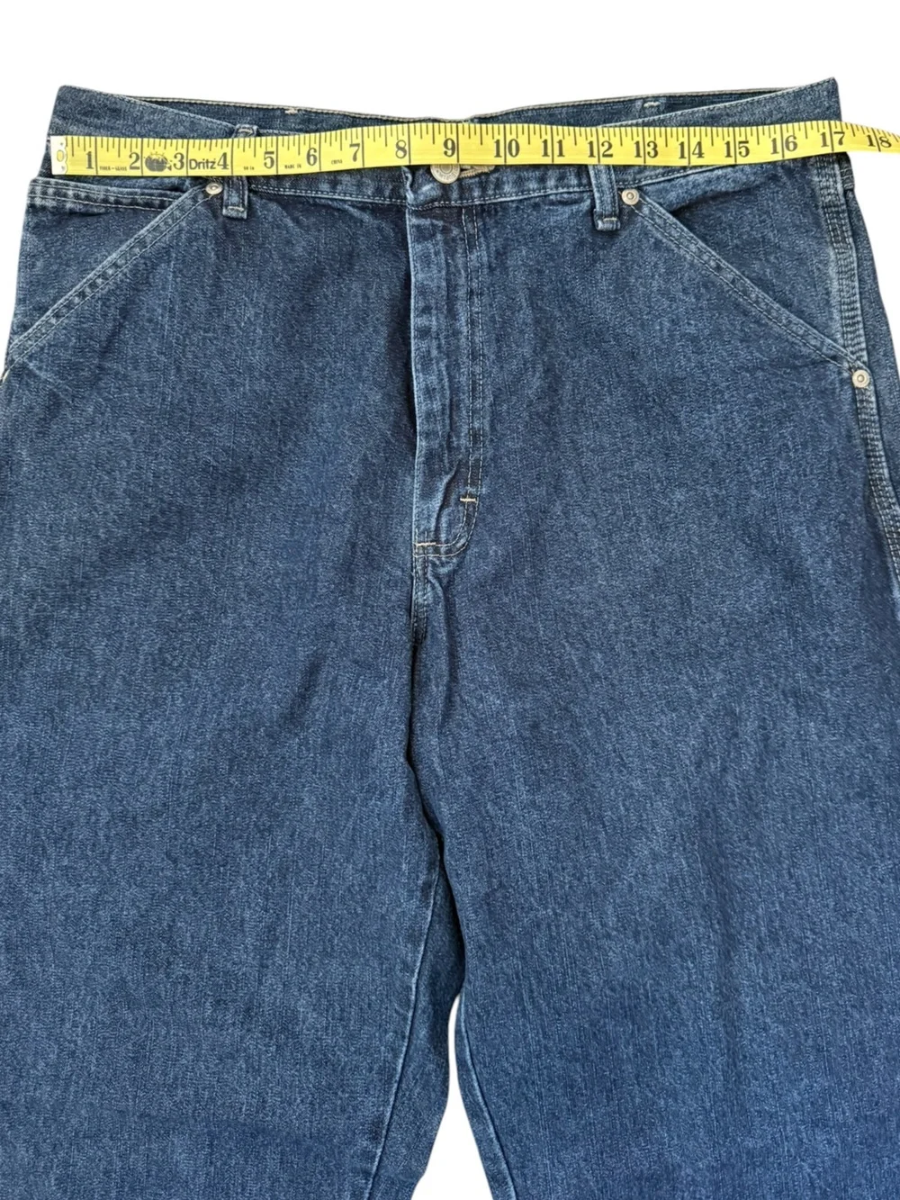 Wrangler NWT Carpenter Jeans Relaxed Straight 34x34 Raw Hem Cut to 31 Workwear